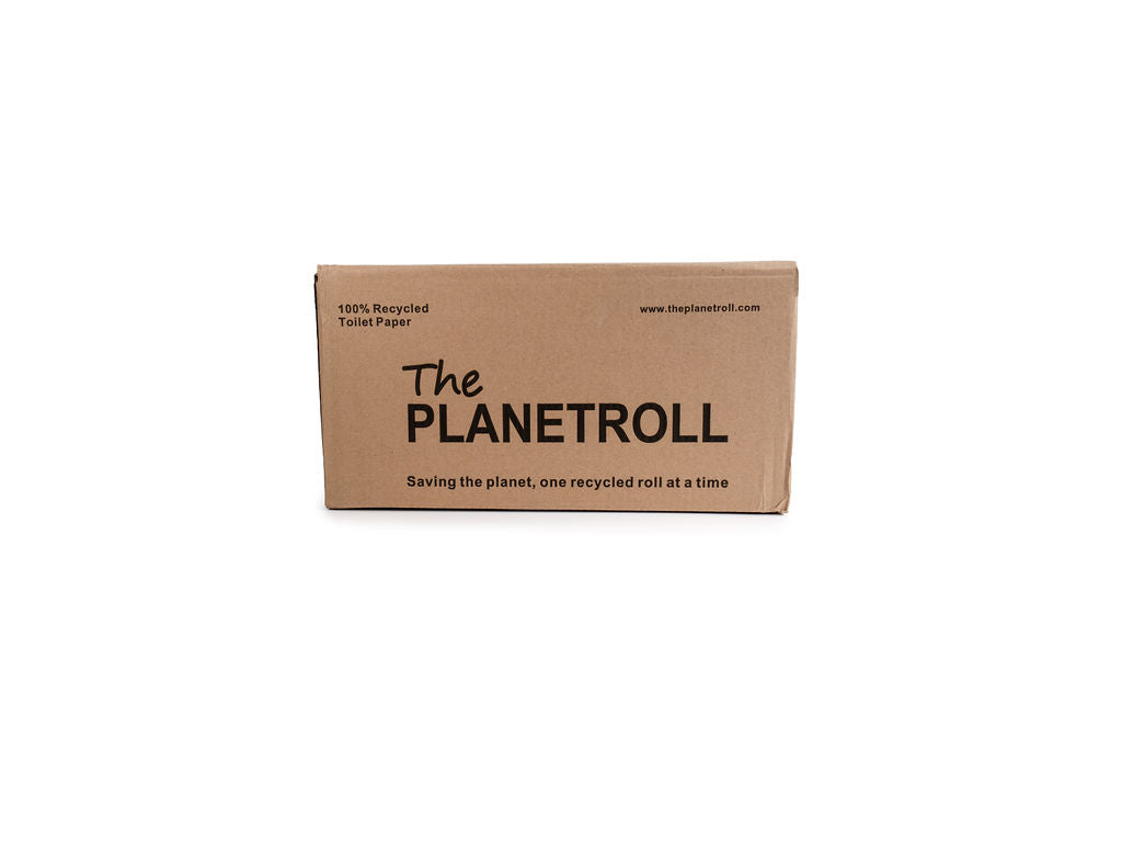 The Planet Roll: milieuvriendelijk 100% gerecycled toiletpapier | Zacht, biologisch afbreekbaar en plasticvrij