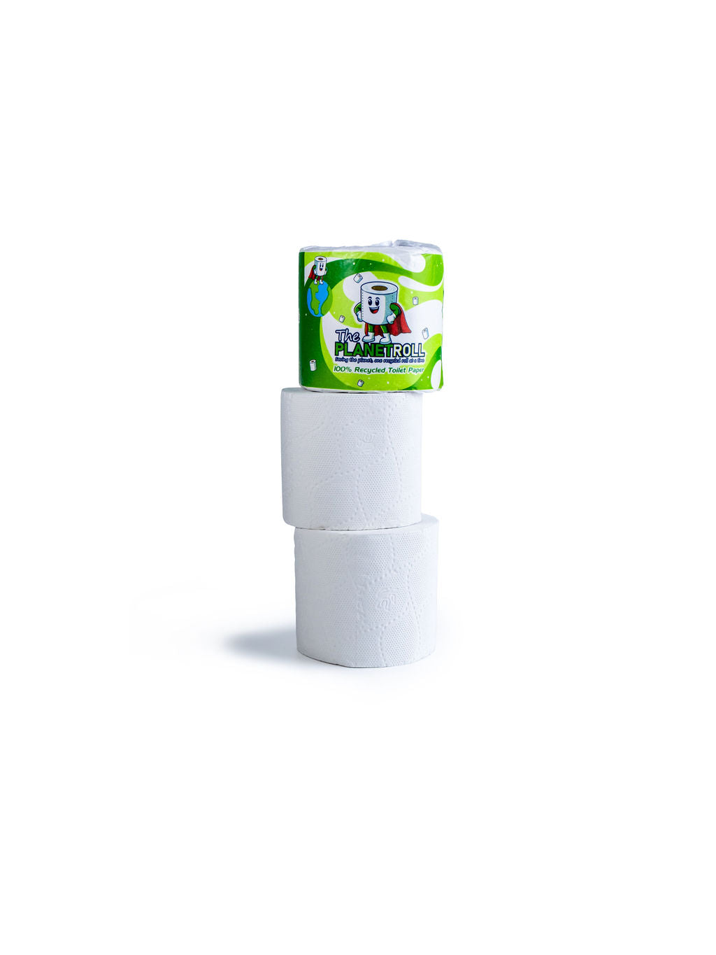 The Planet Roll: milieuvriendelijk 100% gerecycled toiletpapier | Zacht, biologisch afbreekbaar en plasticvrij